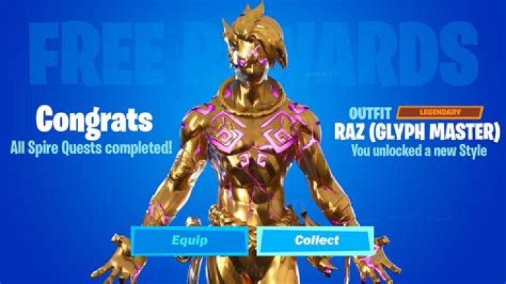How to get glyph master raz in fortnite