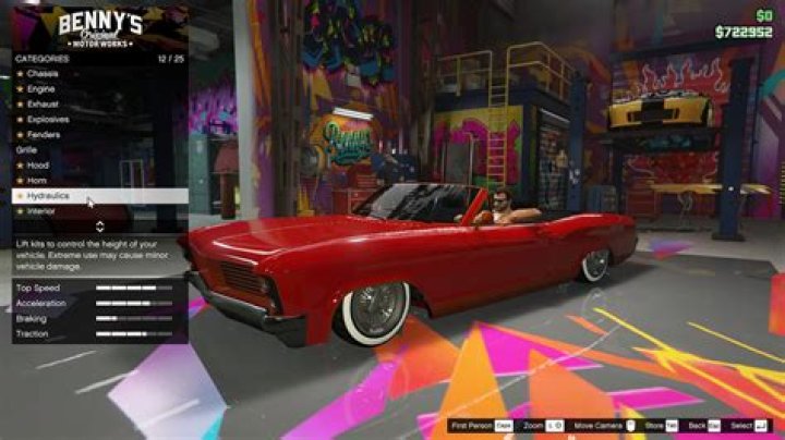 How to get hydraulics in gta 5