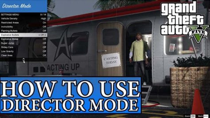 How to get in director mode gta 5