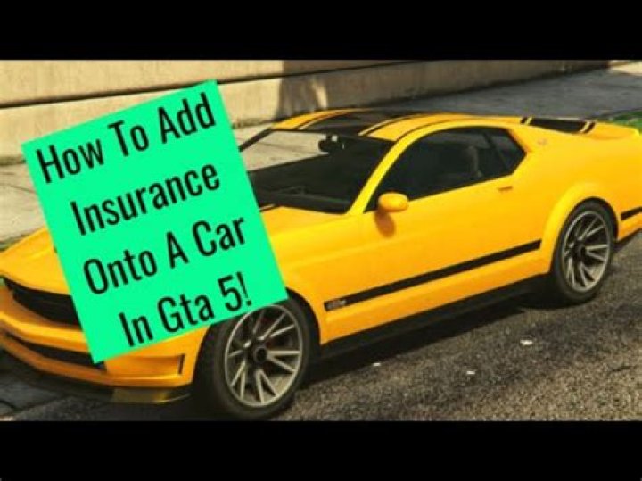 How to get insurance on a car in gta 5 online