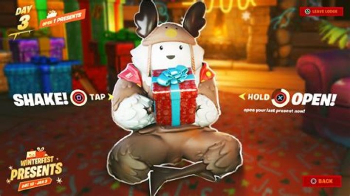 How to get last present on fortnite
