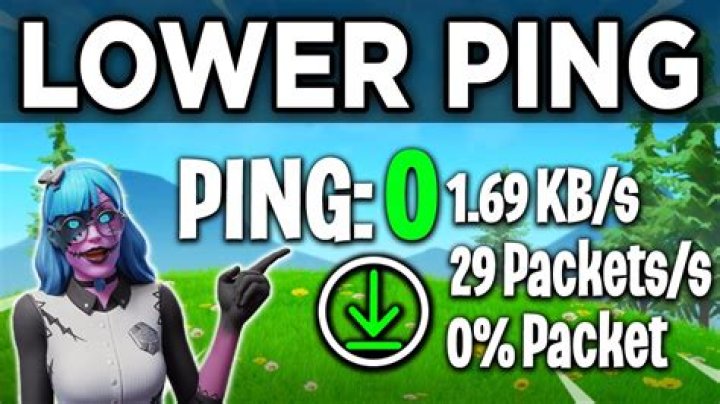 How to get lower ping in fortnite