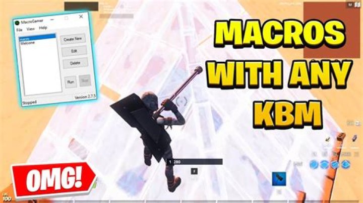 How to get macros fortnite