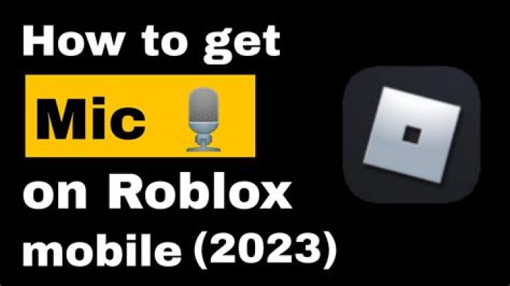 How to get mic on roblox