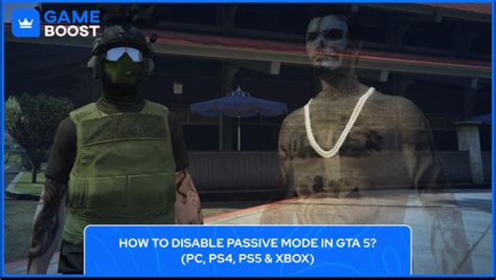 How to get out of passive mode gta 5 ps4