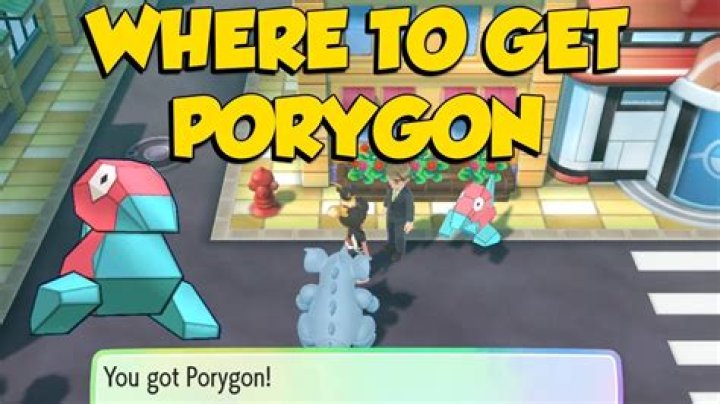 How to get porygon in pokemon lets go