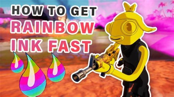 How to get rainbow ink in fortnite