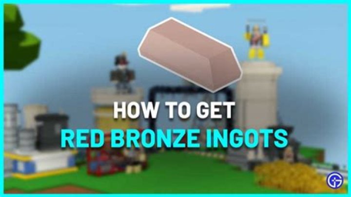 How to get red bronze ingots in roblox islands