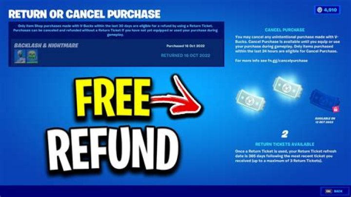 How to get refund tickets in fortnite