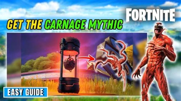 How to get the carnage mythic in fortnite