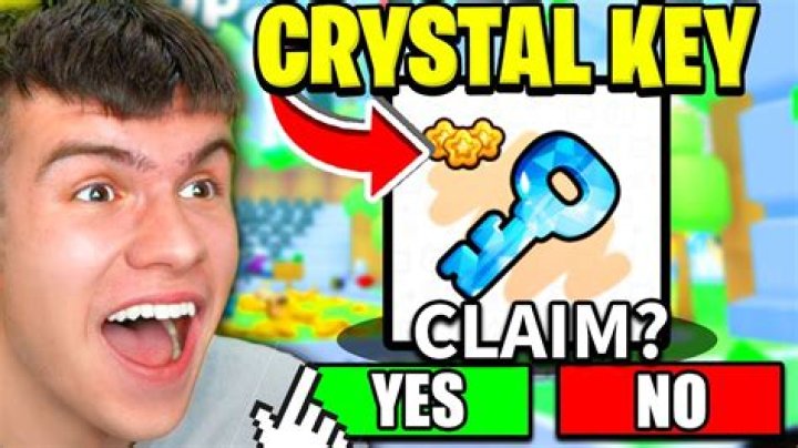 How to get the crystal key in roblox