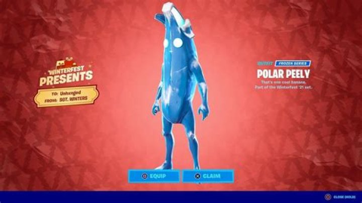 How to get the frozen peely skin in fortnite