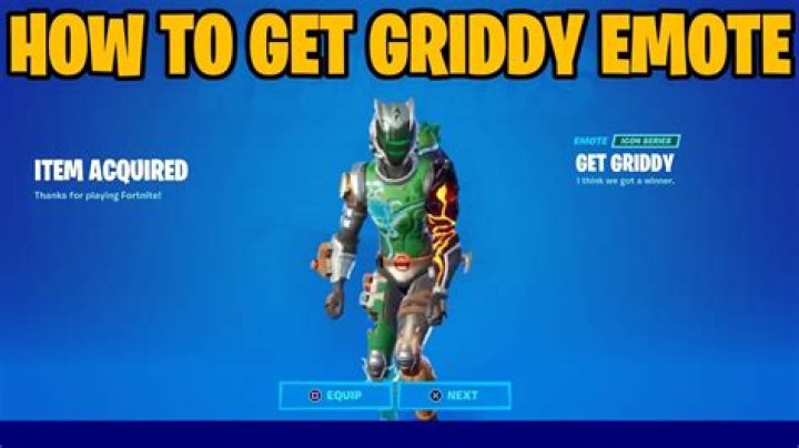 How to get the griddy in fortnite