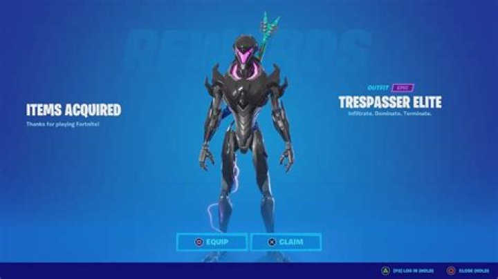 How to get the trespasser skin in fortnite
