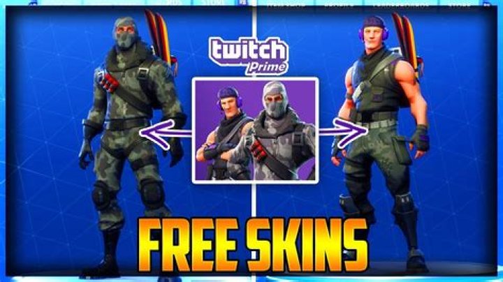 How to get the twitch prime fortnite skins