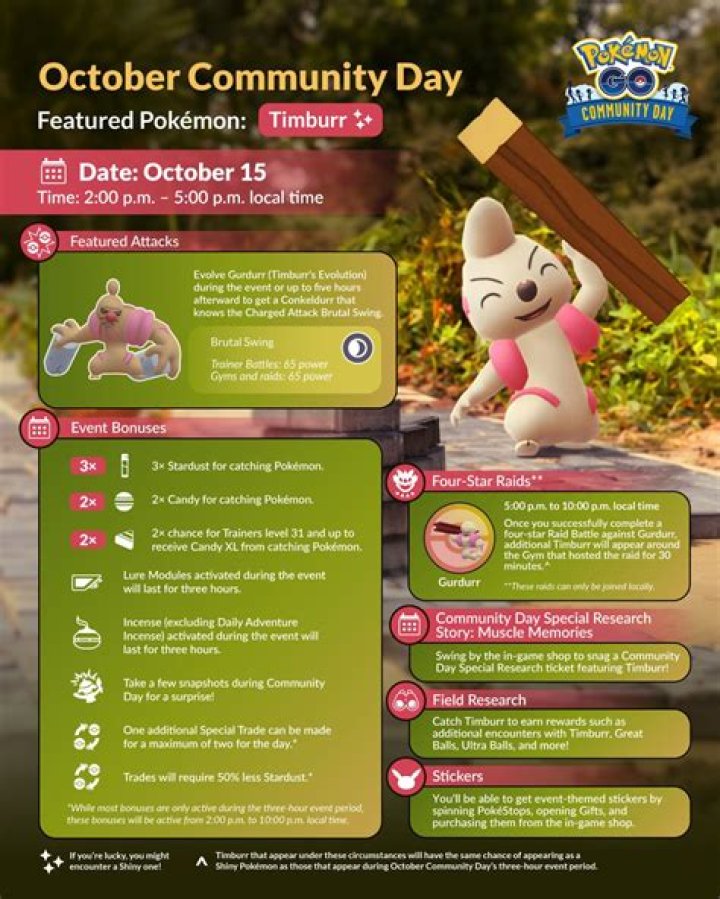 How to get timburr pokemon go