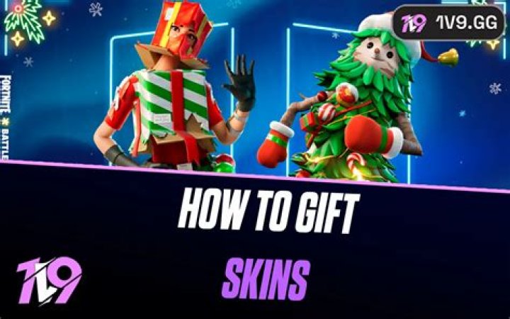 How to gift skins on fortnite