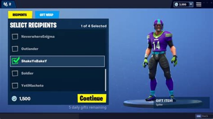 How to give skins in fortnite