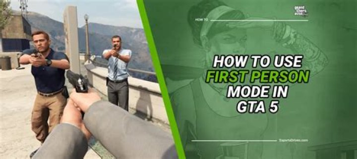 How to go into first person in gta 5 pc