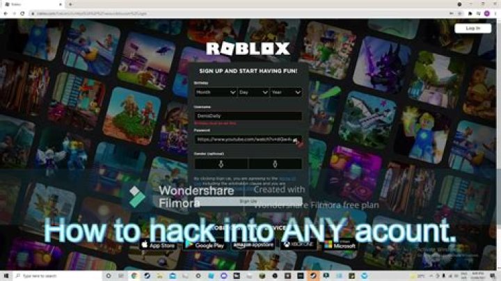 How to hack someone’s account on roblox