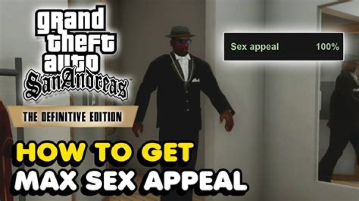 How to increase sex appeal for gta