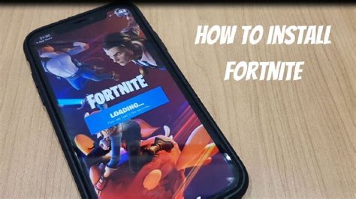 How to install fortnite on iphone