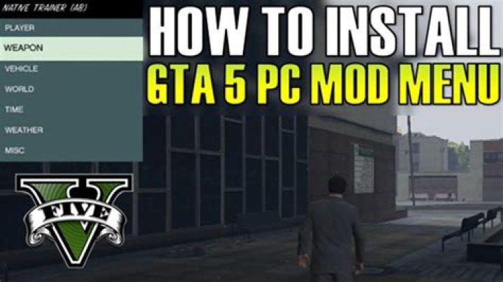 How to install gta 5 mod menu pc