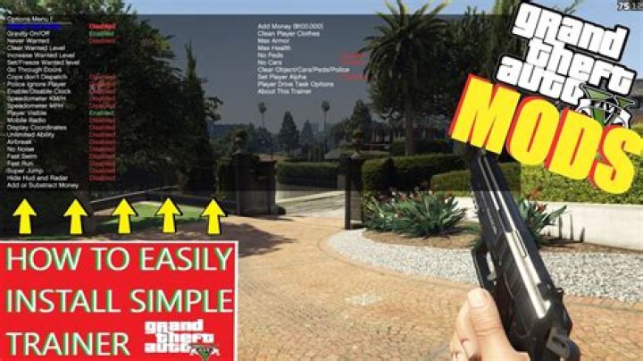 How to install simple trainer gta 5