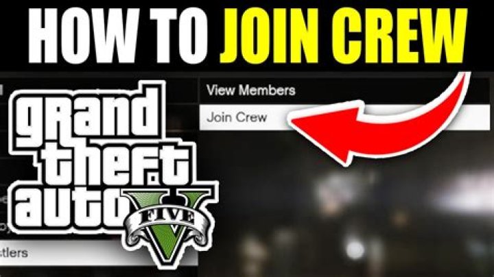 How to join crew in gta 5