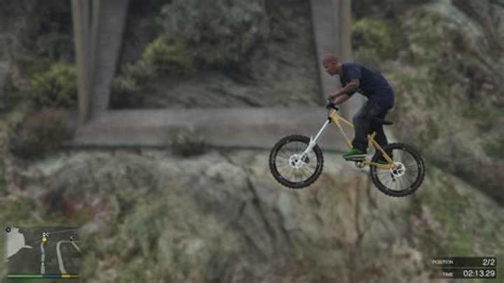 How to jump with a bike in gta