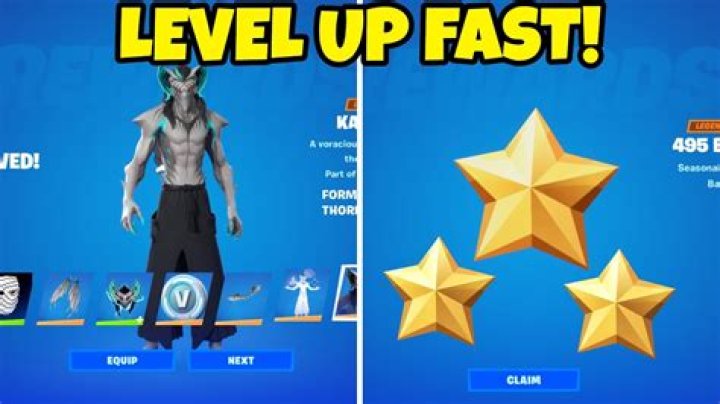 How to level up fast on fortnite