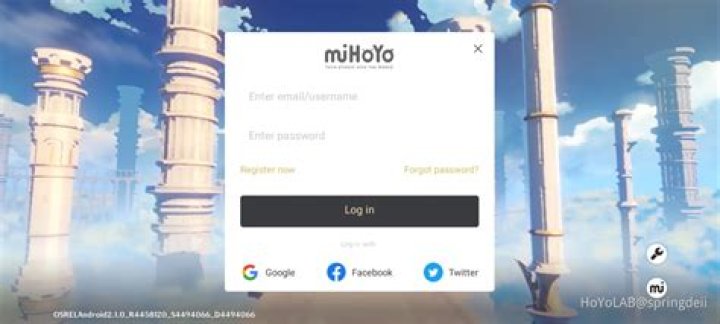 How to log into genshin impact on mobile