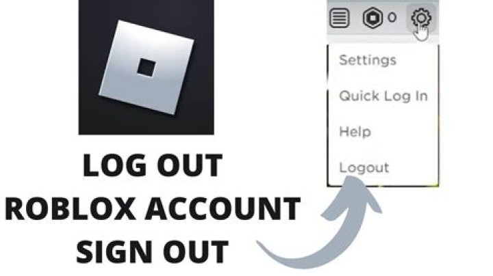 How to log out of roblox on computer