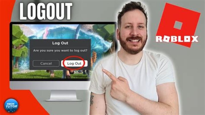How to logout of roblox