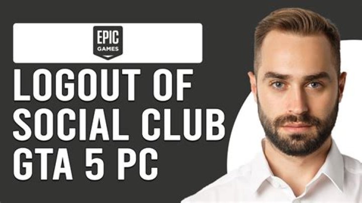 How to logout of social club gta 5 pc