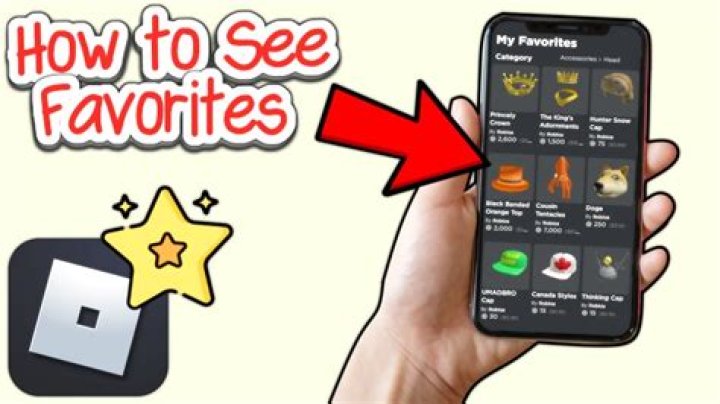 How to look at favorites on roblox