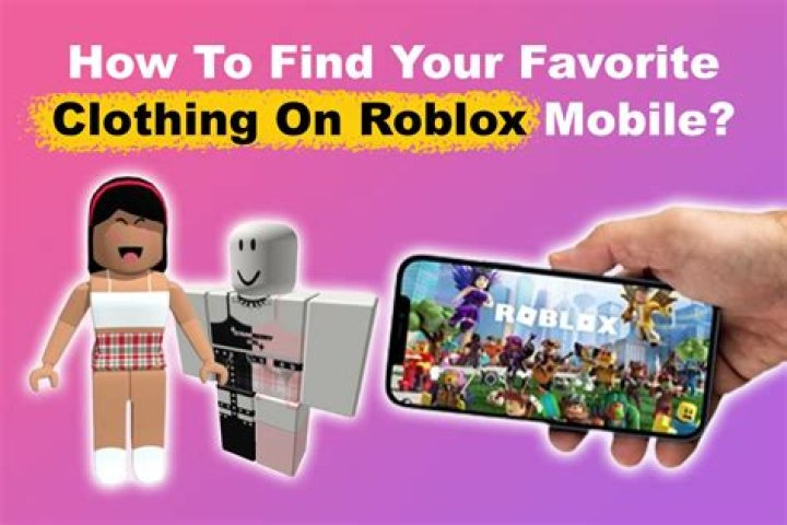 How to look at your favorite clothes on roblox