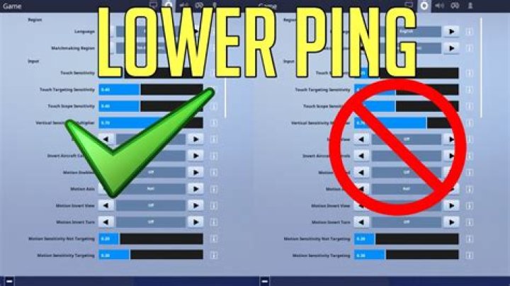 How to lower ping in fortnite