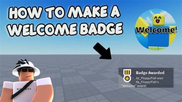 How to make a badge in roblox