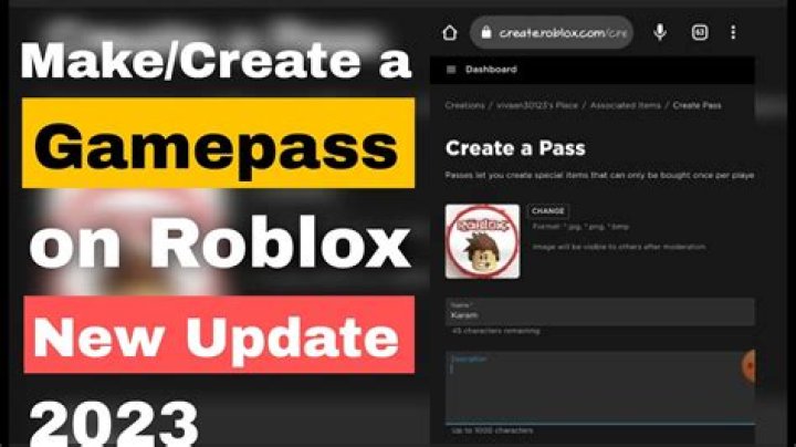 How to make a gamepass on roblox mobile
