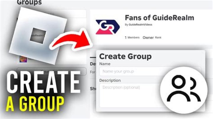 How to make a group on roblox mobile