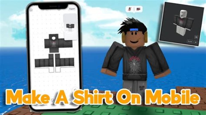 How to make a roblox shirt on mobile