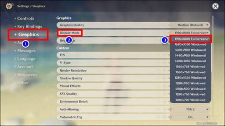 How to make genshin impact windowed