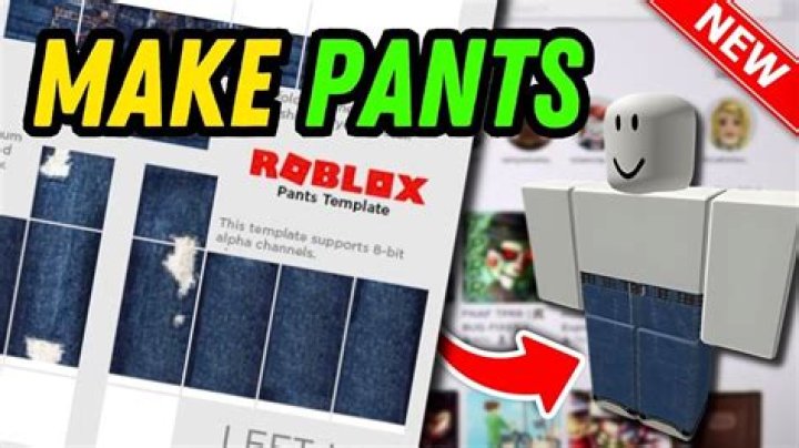 How to make pants on roblox