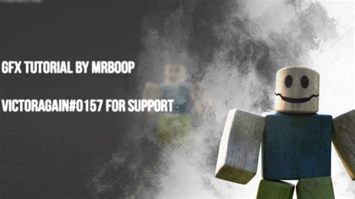 How to make roblox gfx