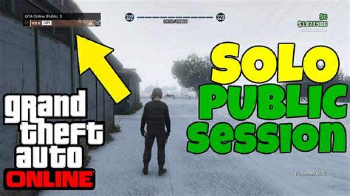 How to make solo public session gta 5