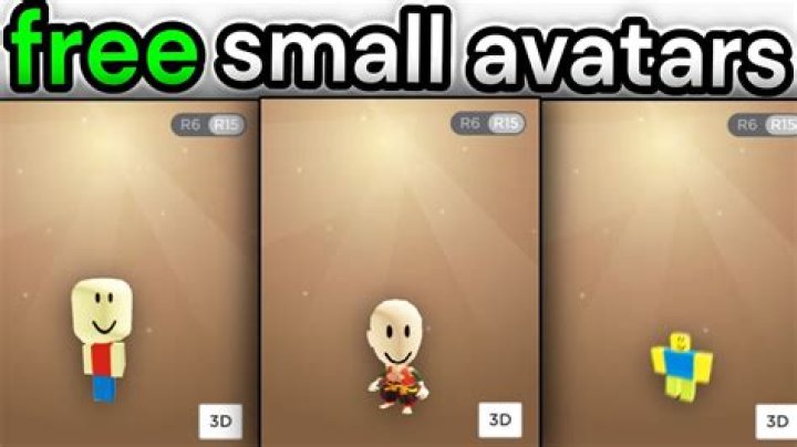 How to make your character small in roblox
