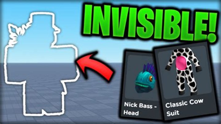 How to make your head invisible in roblox