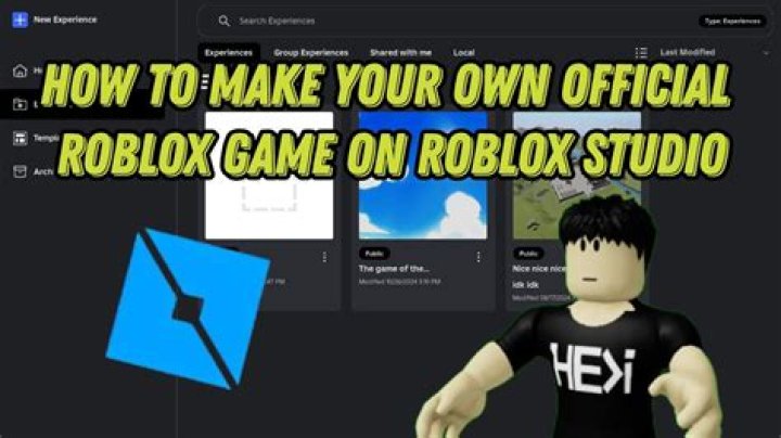 How to make your own game on roblox
