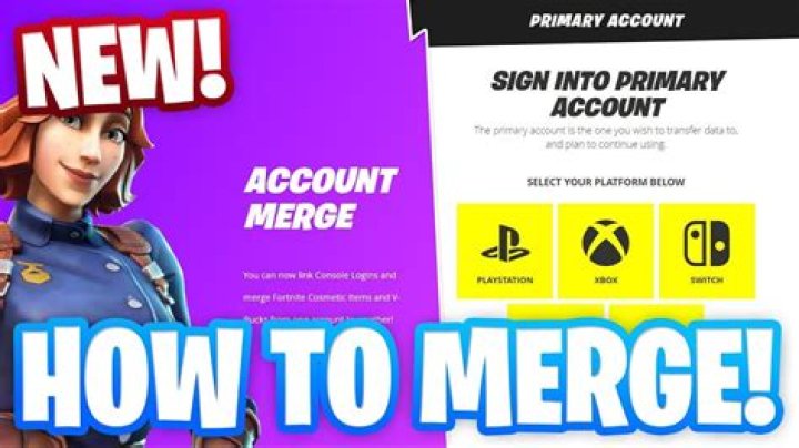 How to merge accounts on fortnite
